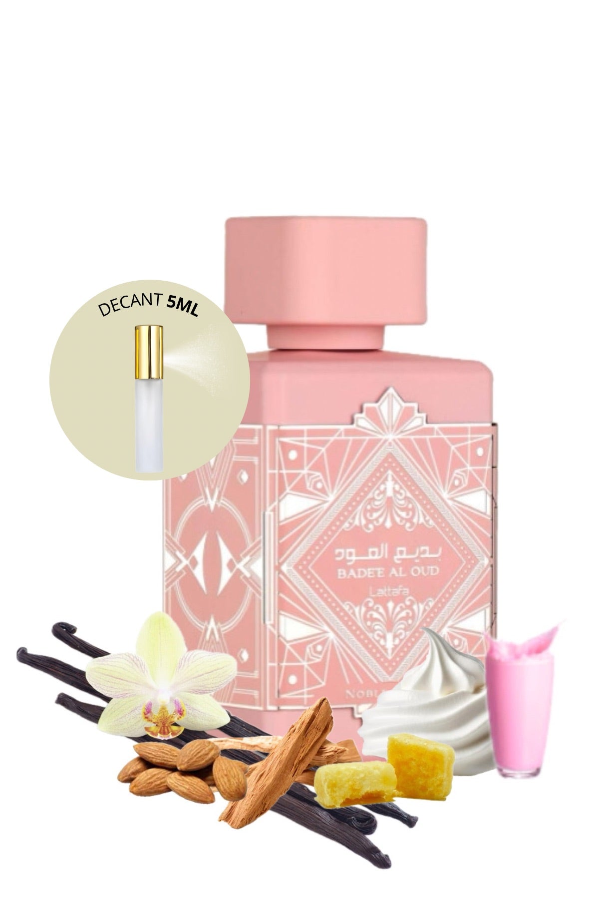 Decant Badee Al Oud Noble Blush Eau de Parfum 5 mL Lattafa