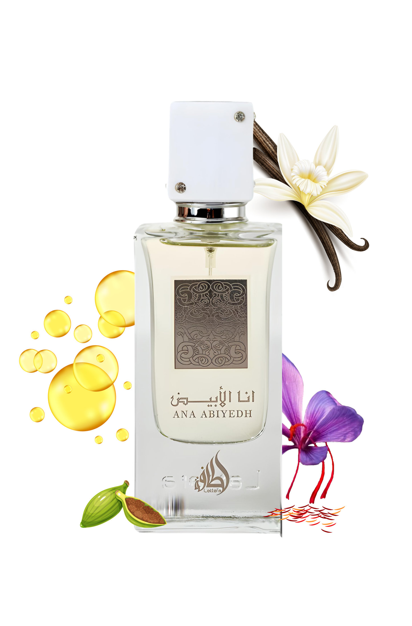 Ana Abiyedh White Eau De Perfume 60mL | Lattafa