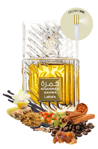 Decant Khamrah Qahwa Eau de Parfum 5mL Lattafa