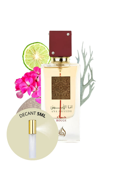 Decant Ana Abiyedh Rouge Eau De Parfum 5 mL | Lattafa