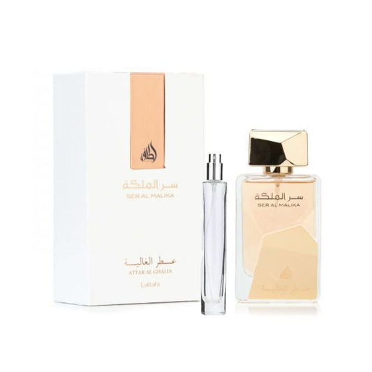 Decant Ser Al Malika Attar Al Ghalia Eau De Parfum by Lattafa 5ml