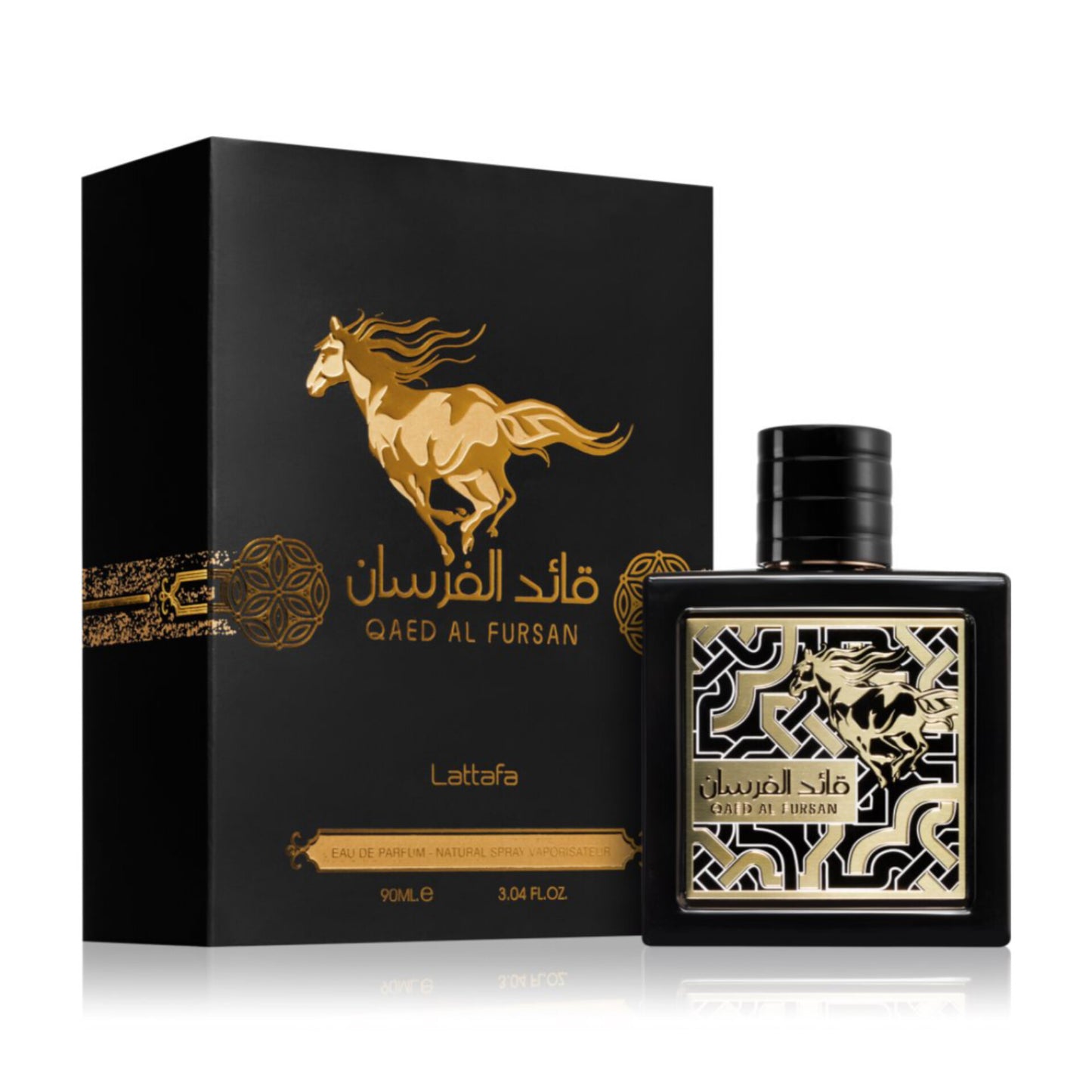 Qaed Al Fursan Black Eau De Parfum 90mL Lattafa