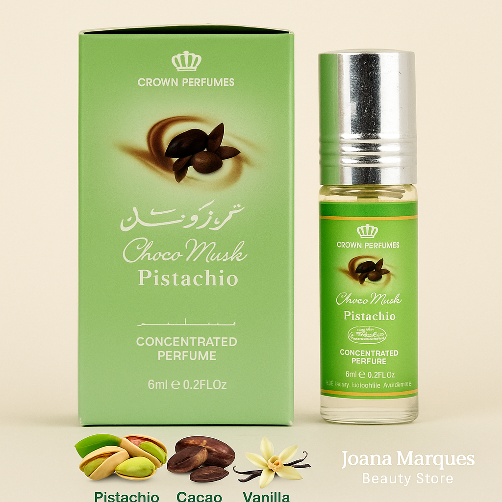 Choco Musk Pistachio Perfume Oil 6 mL | Al-Rehab