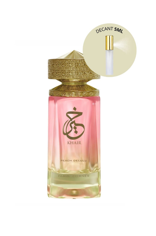 Decant Khair Peach Delulu Eau de Parfum 5 mL | Paris Corner