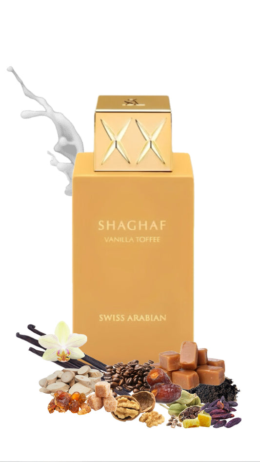 Shaghaf Vanilla Toffee Eau de Parfum 75 mL | Swiss Arabian