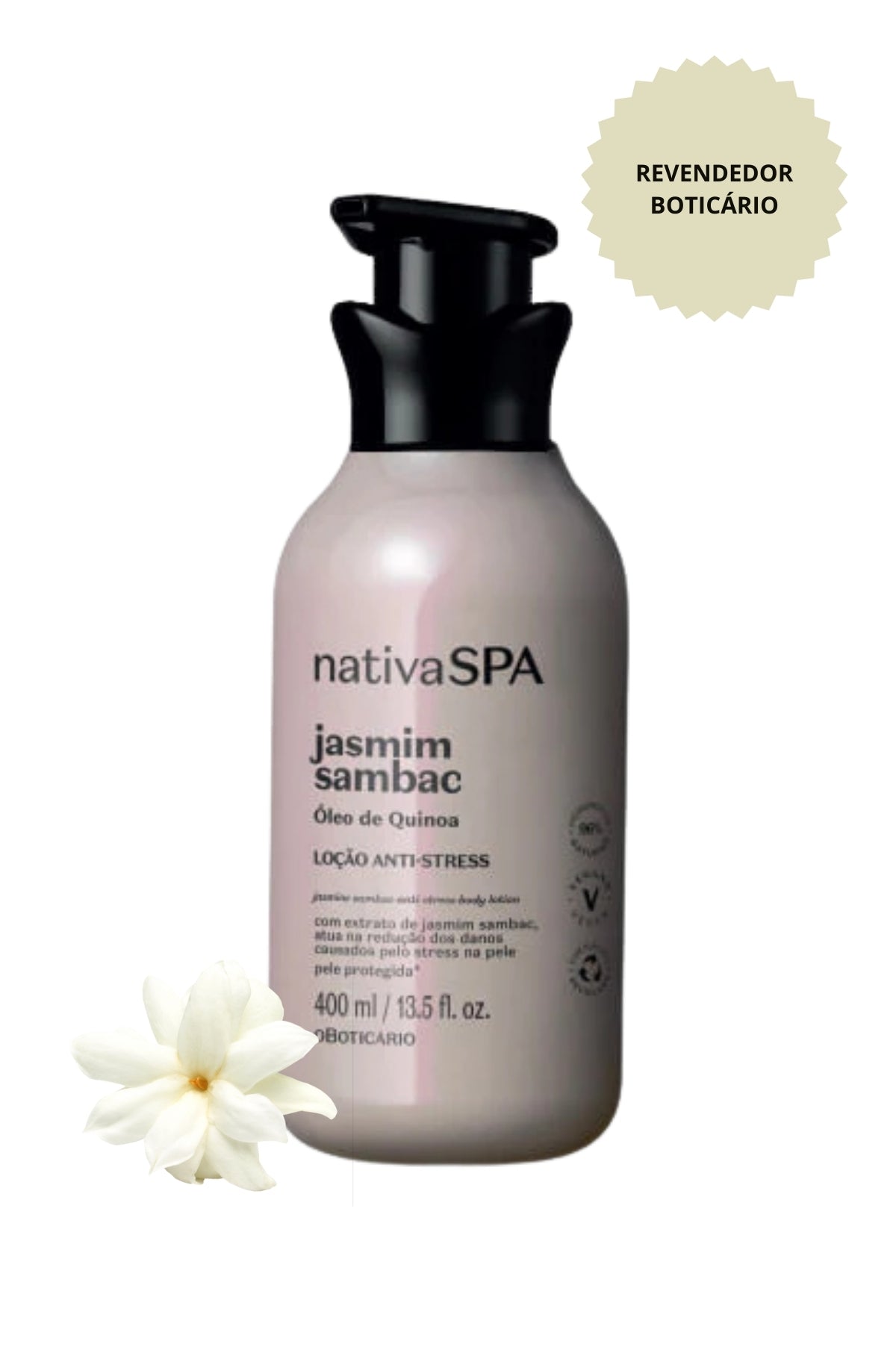 Loção Hidratante Nativa Spa Jasmim Sambac 400ml