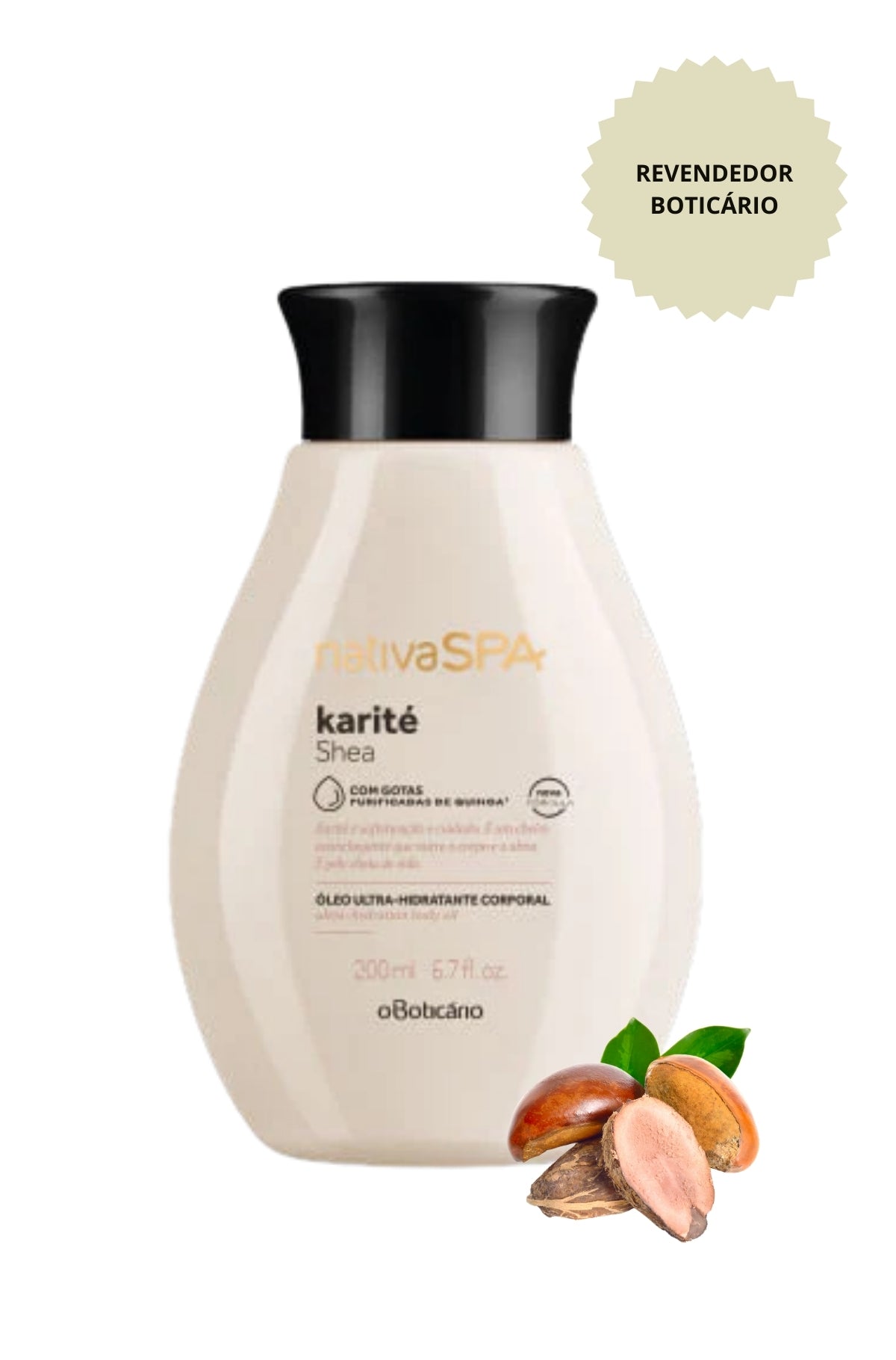 Óleo de corpo Karité