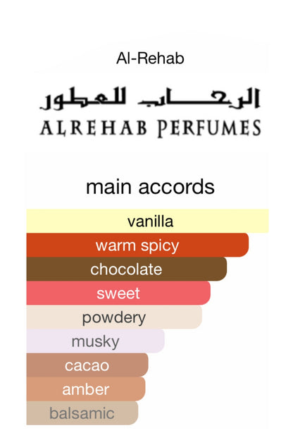 Choco Musk Perfume Oil - Al Rehab (6ml)