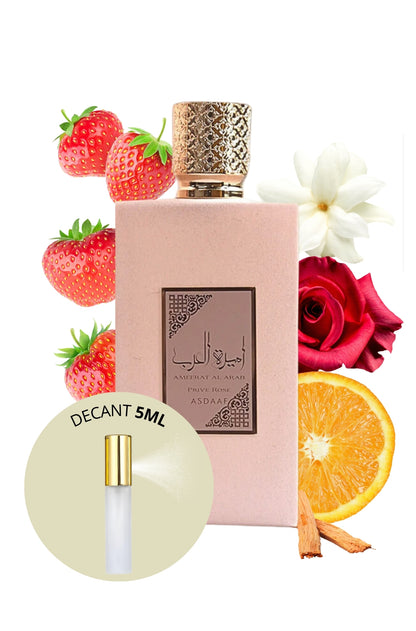 Decant Ameerat Al Arab (Princess of Arabia) Prive Rose Eau De Parfum Asdaaf