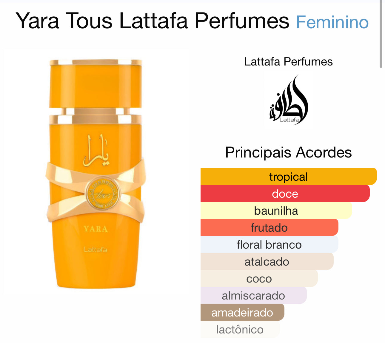 Yara Tous 100 mL Lattafa