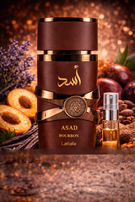 Decant Asad Bourbon Eau de Parfum 5 mL | Lattafa