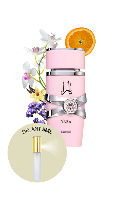 Decant Yara Pink Eau De Parfum Lattafa (5ml)